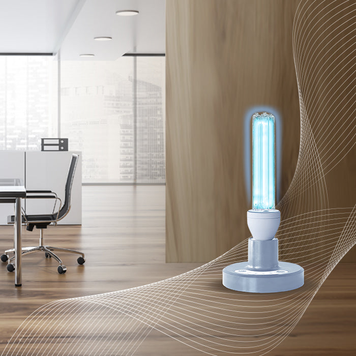 UV Germicidal Light UVC Lamp Timer  UV Disinfection Light Bulb with R — G6  Wellness